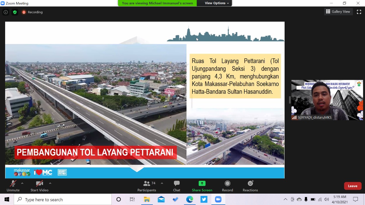 Kemasos Fisip Unhas Gelas Dialog Interaktif, Bahas Implementasi Kebijakan Tata Ruang Kota Makassar